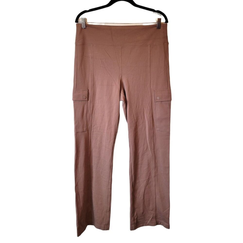Athleta Brown Delancey Straight Cargo Pants Women's Size L